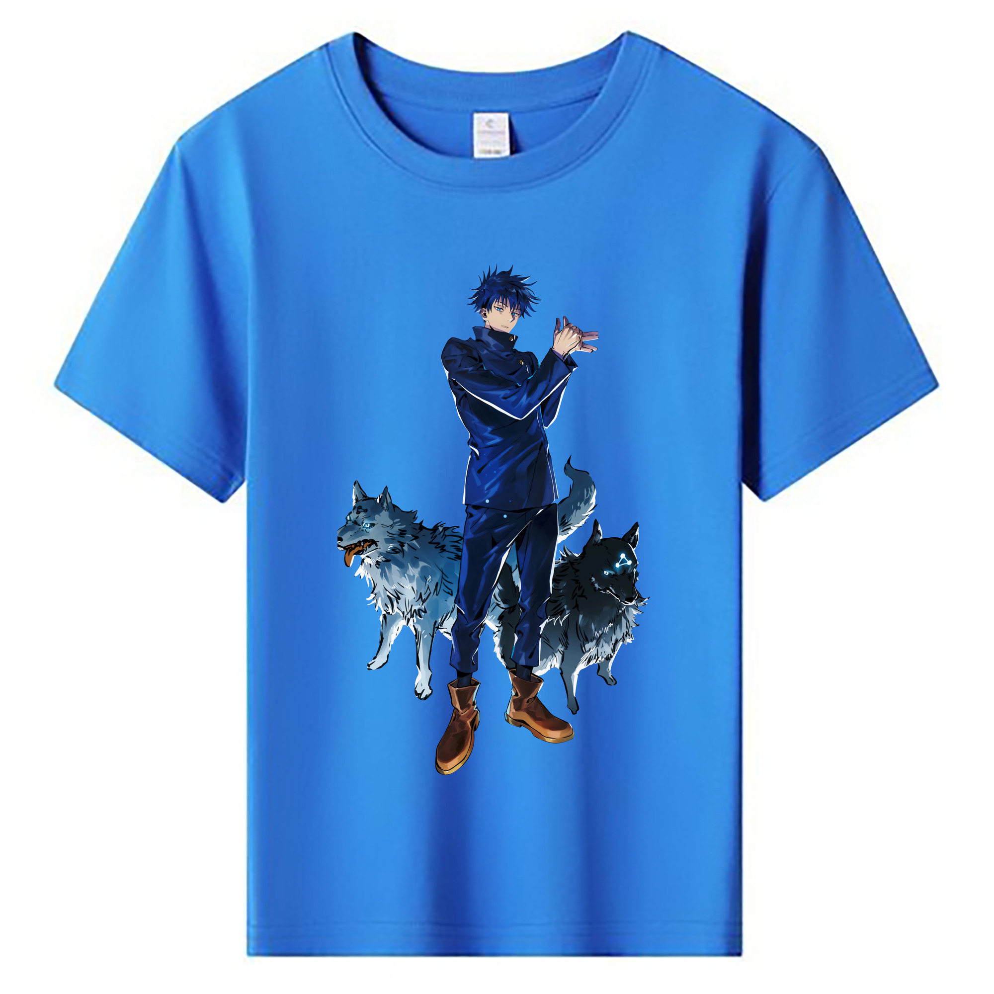 （画像用） 呪術廻戦 Jujutsu Kaisen 綿100％キッズTシャツ（フロントプリント）